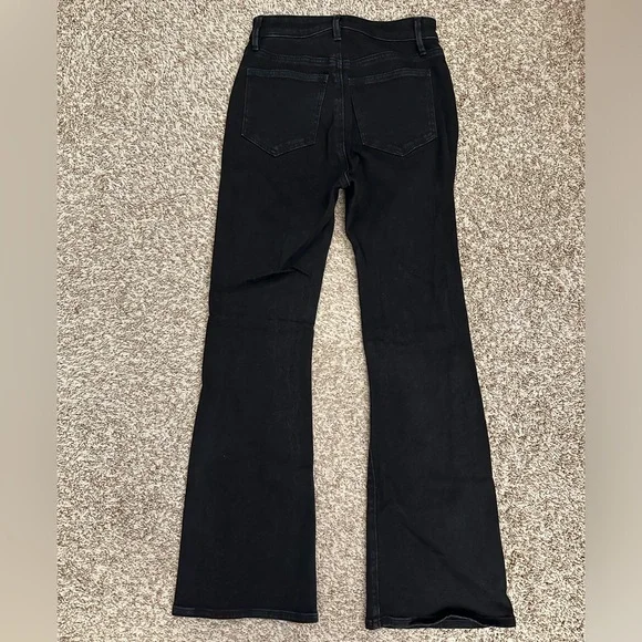 Ann Taylor Boot Cut Jeans, Black, Curvy Fit Size 0 - Picture 2 of 3